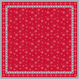 Snibbduk Dunicel 84x84cm Winter Flakes Hjrta i gruppen Handla efter produkt / Dukar / Snibbdukar hos Duni AB (207130)